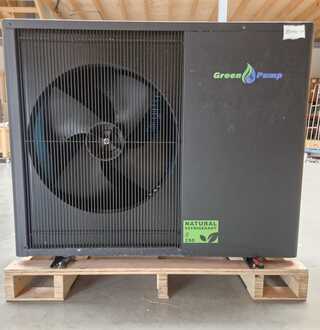 Warmtepomp 6KW GEBRUIKT – INCOMPLEET, Greenpump, Propaan, Antraciet
